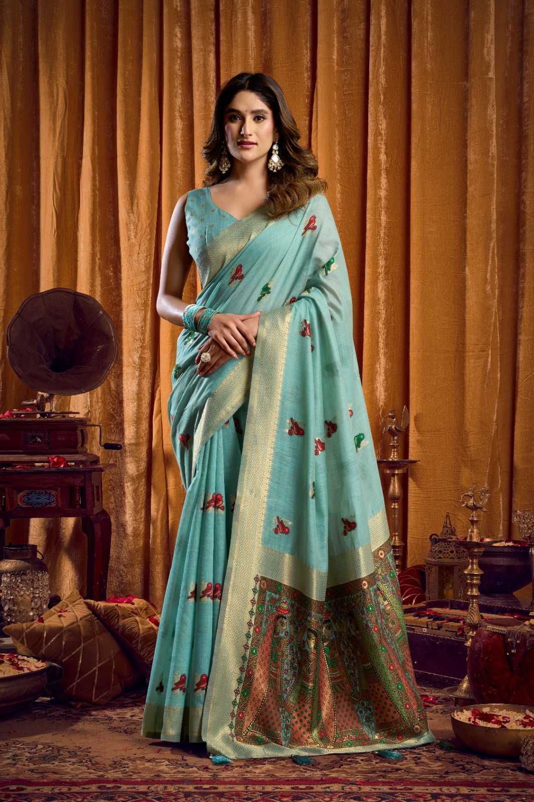 Gobuni Shruti Cotton Designer Saree