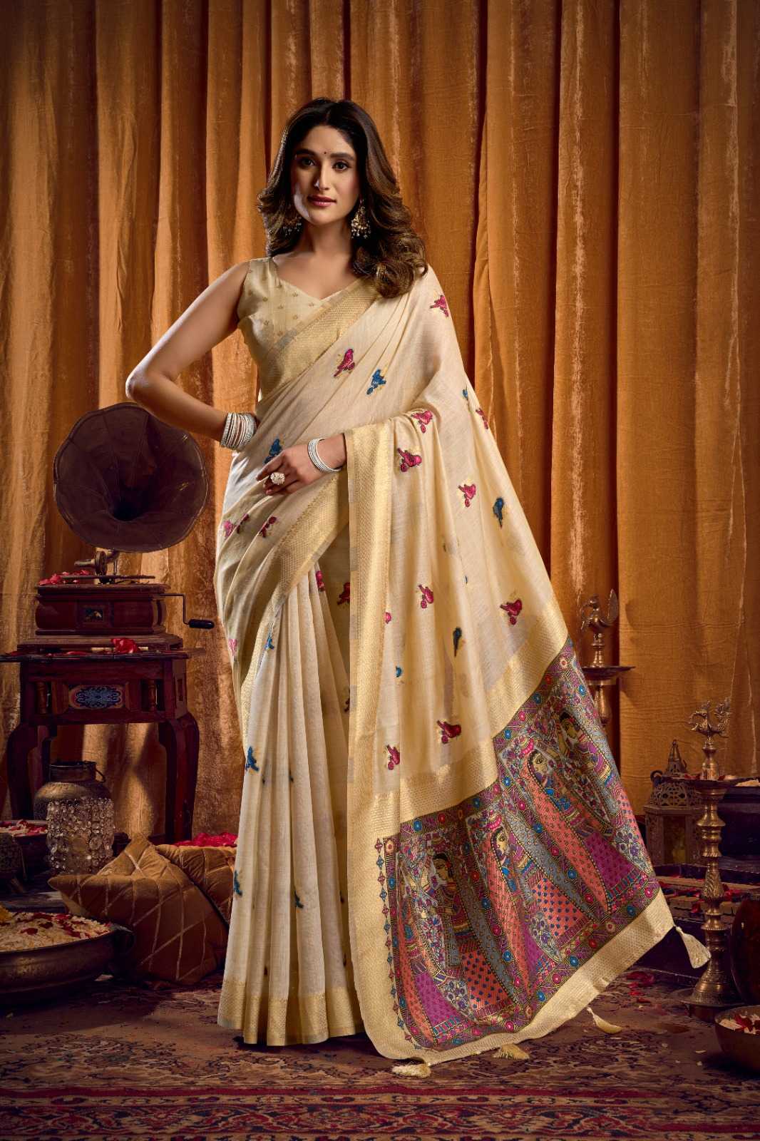 Gobuni Shruti Cotton Designer Saree