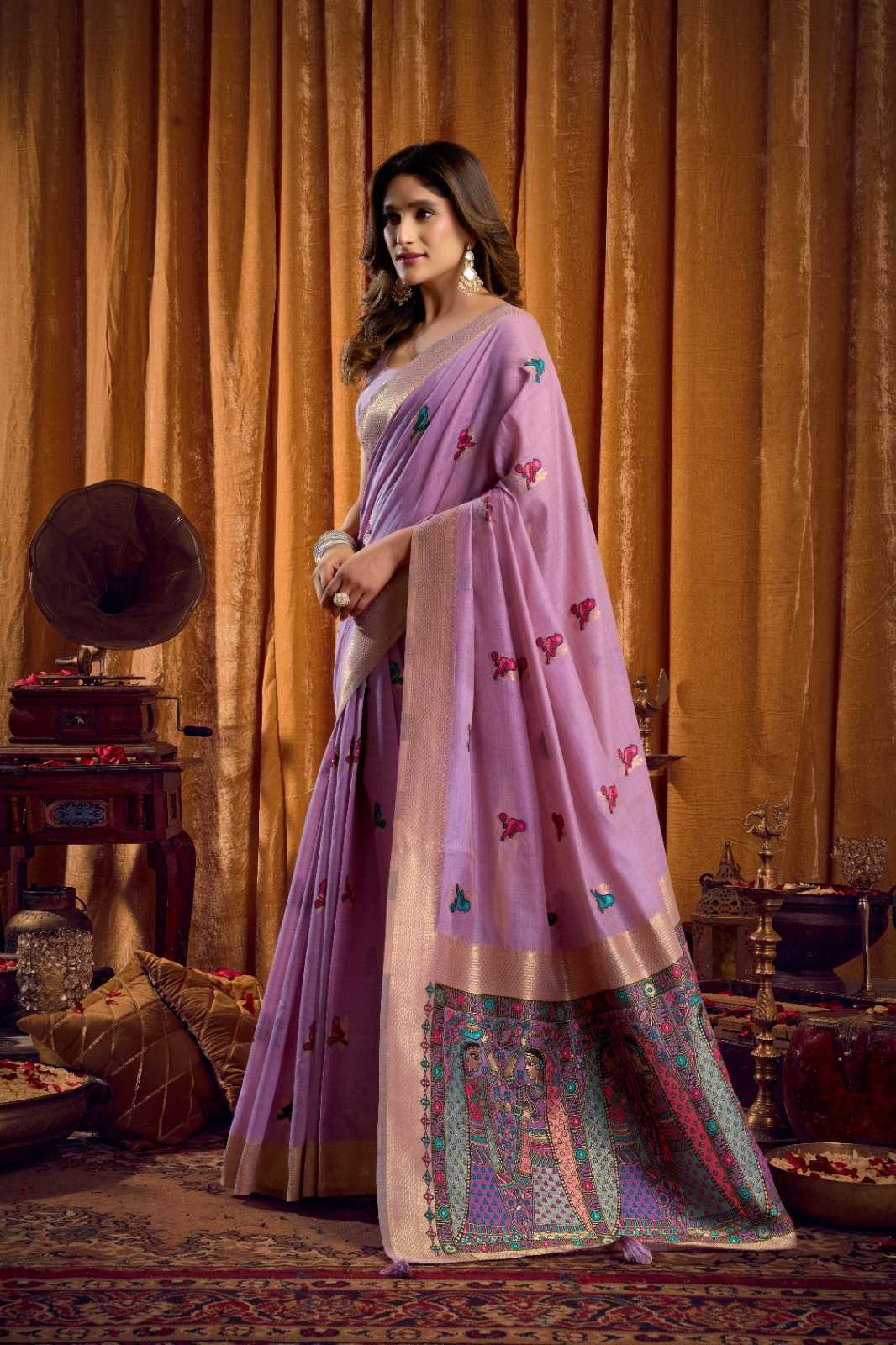 Gobuni Shruti Cotton Designer Saree