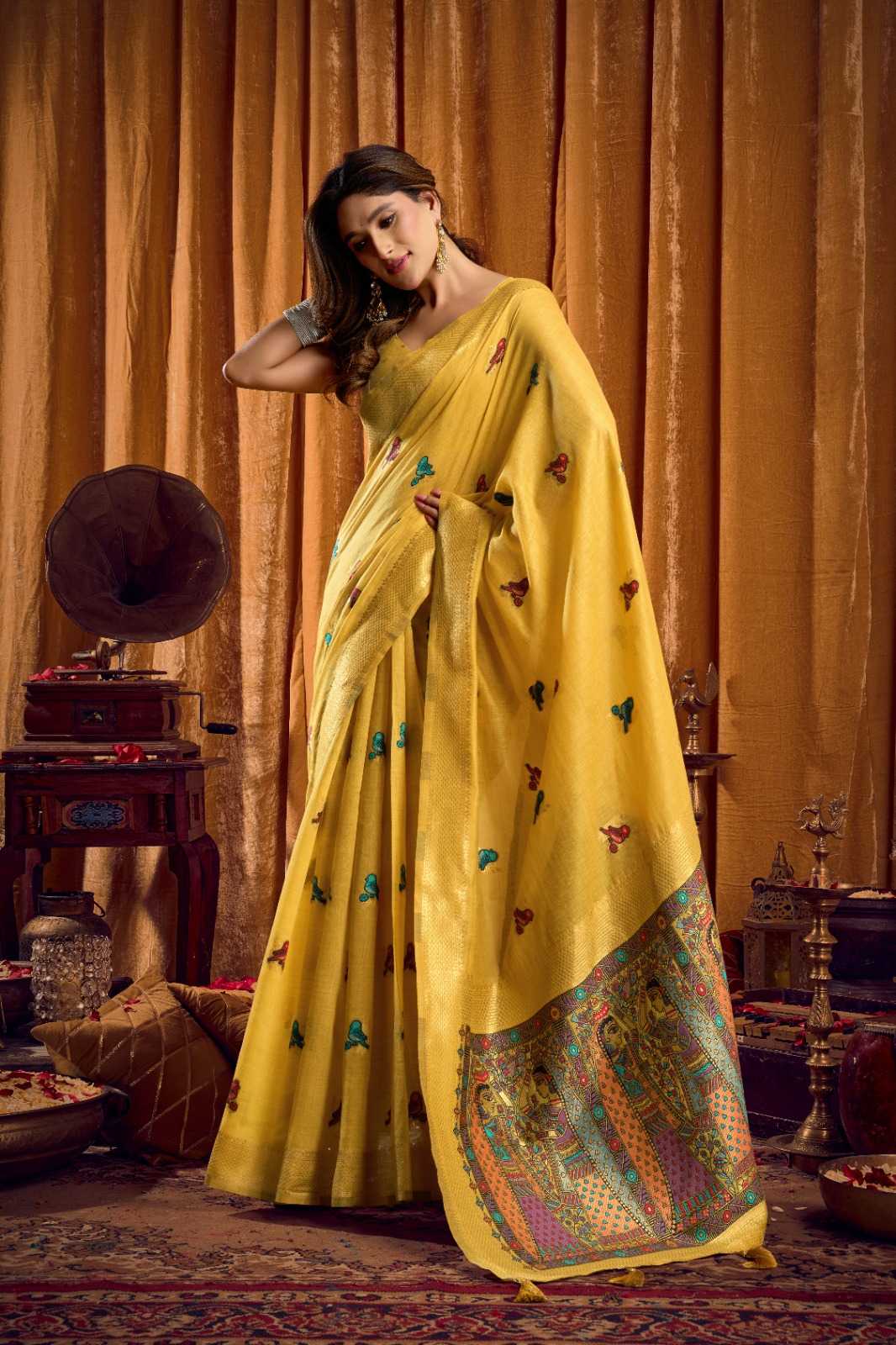 Gobuni Shruti Cotton Designer Saree
