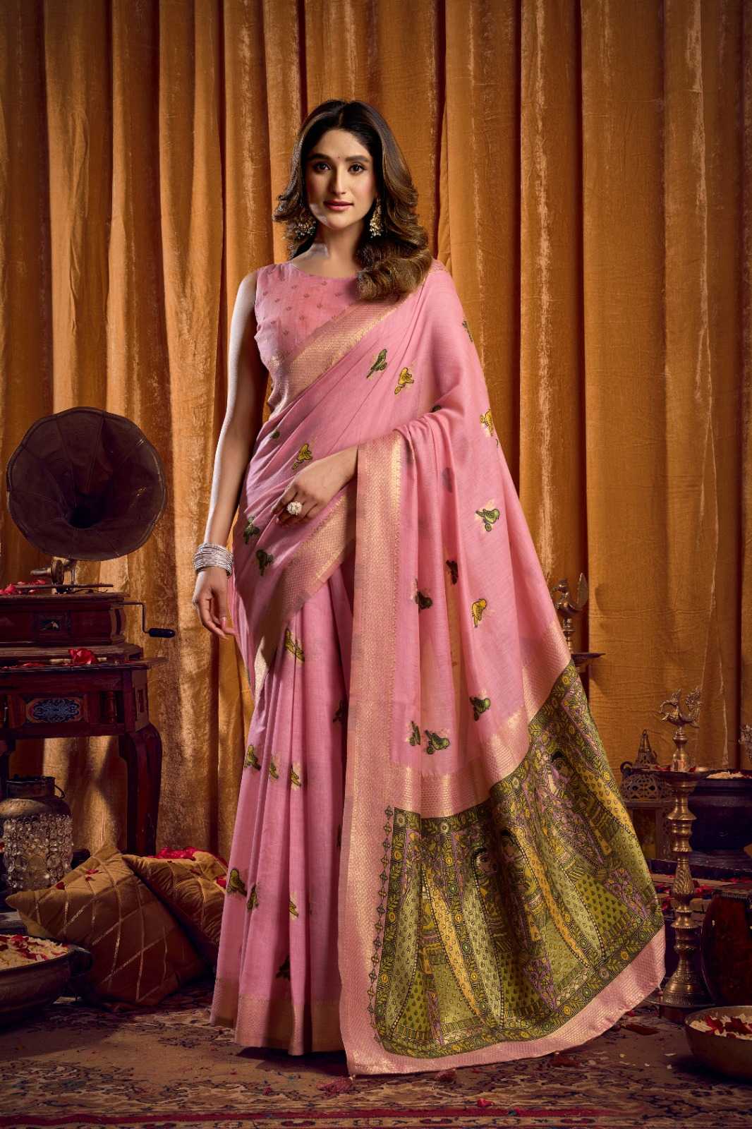Gobuni Shruti Cotton Designer Saree