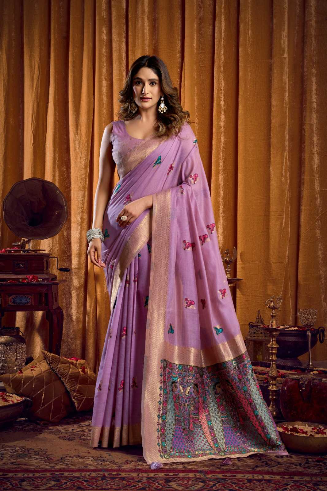 Gobuni Shruti Cotton Designer Saree