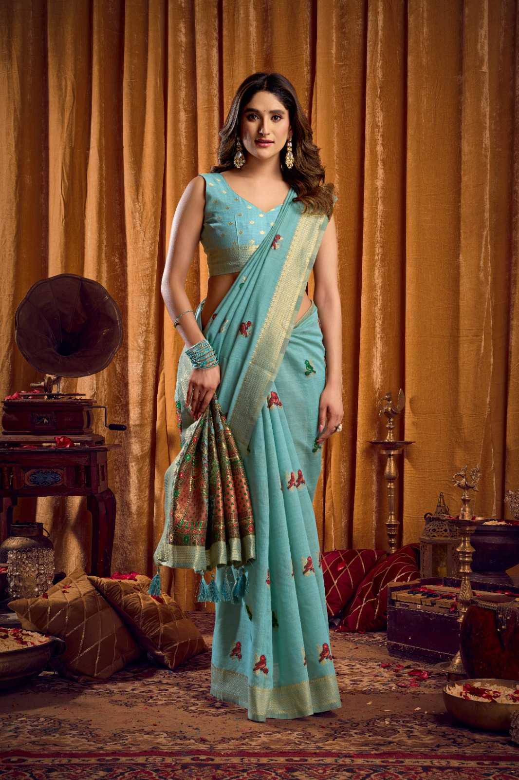 Gobuni Shruti Cotton Designer Saree