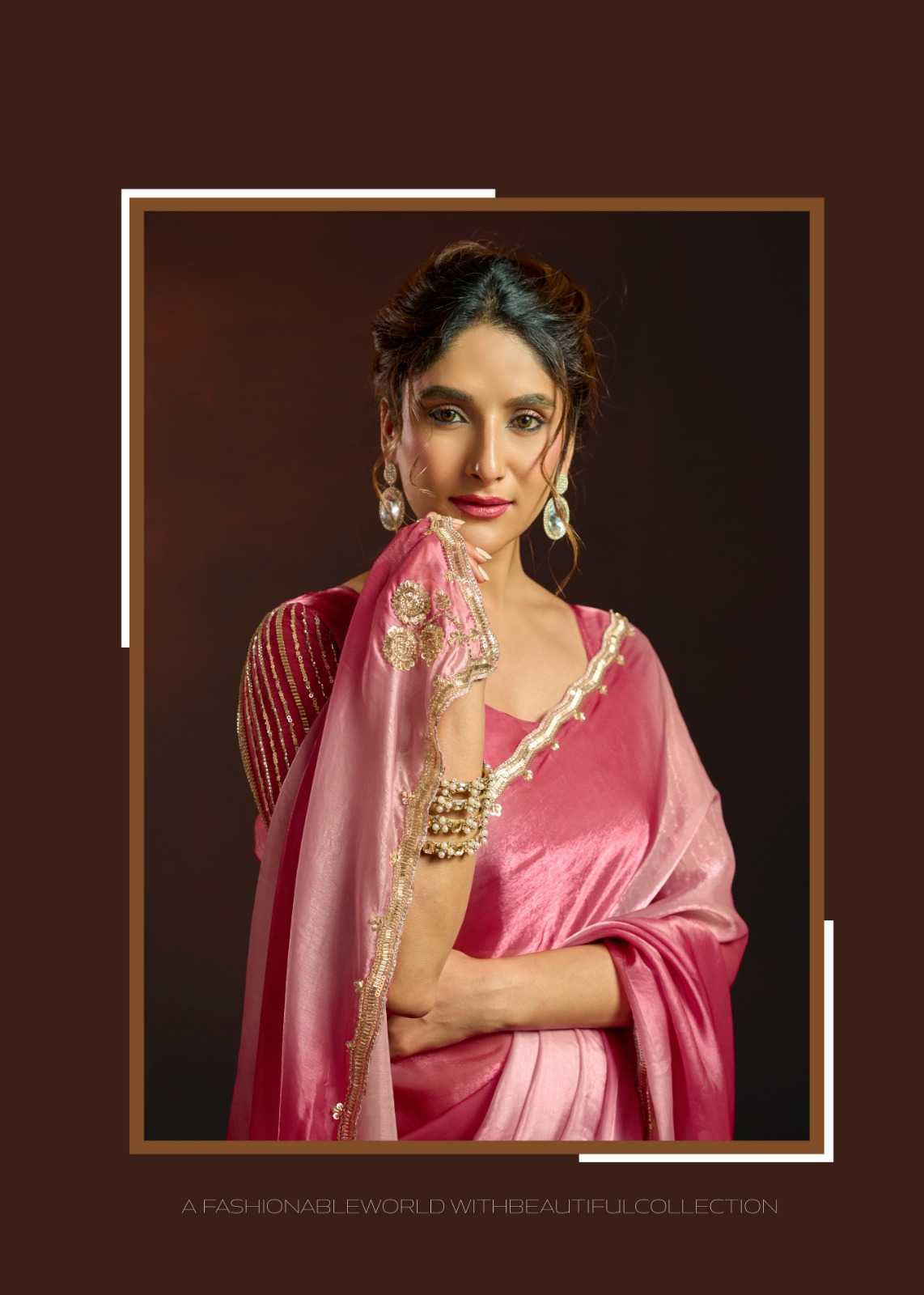 Gobuni Sudha Satin Printed Saree