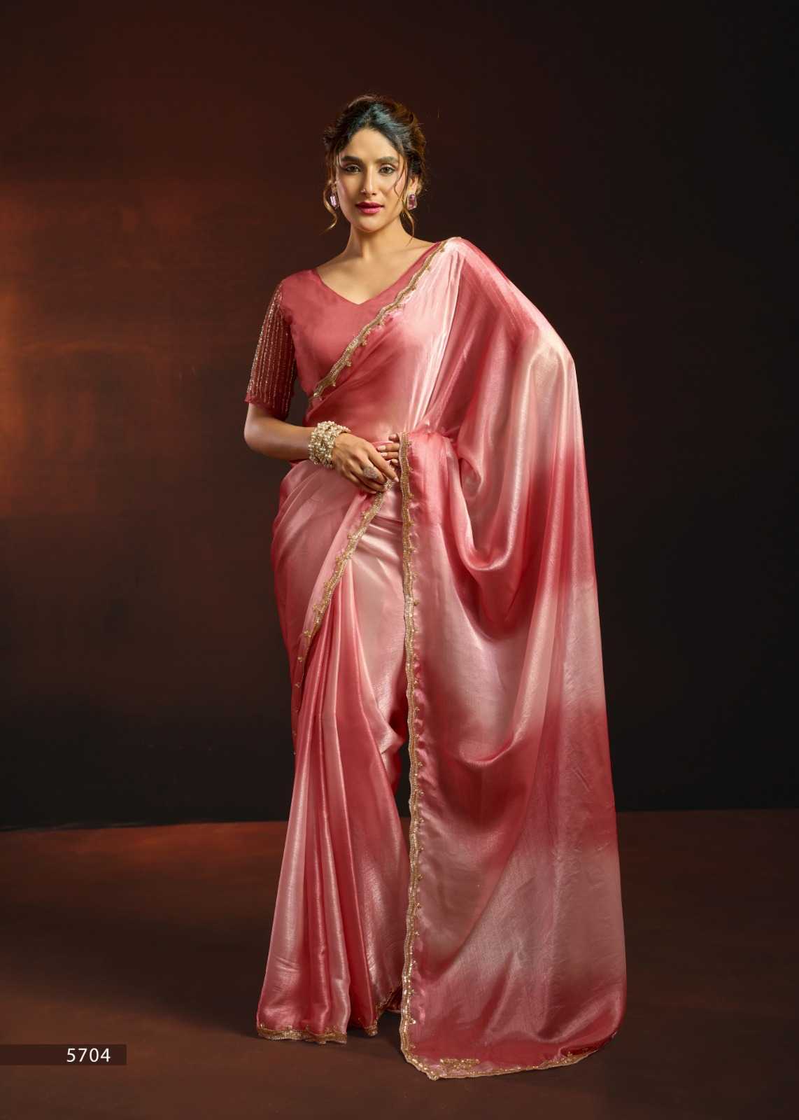 Gobuni Sudha Satin Printed Saree