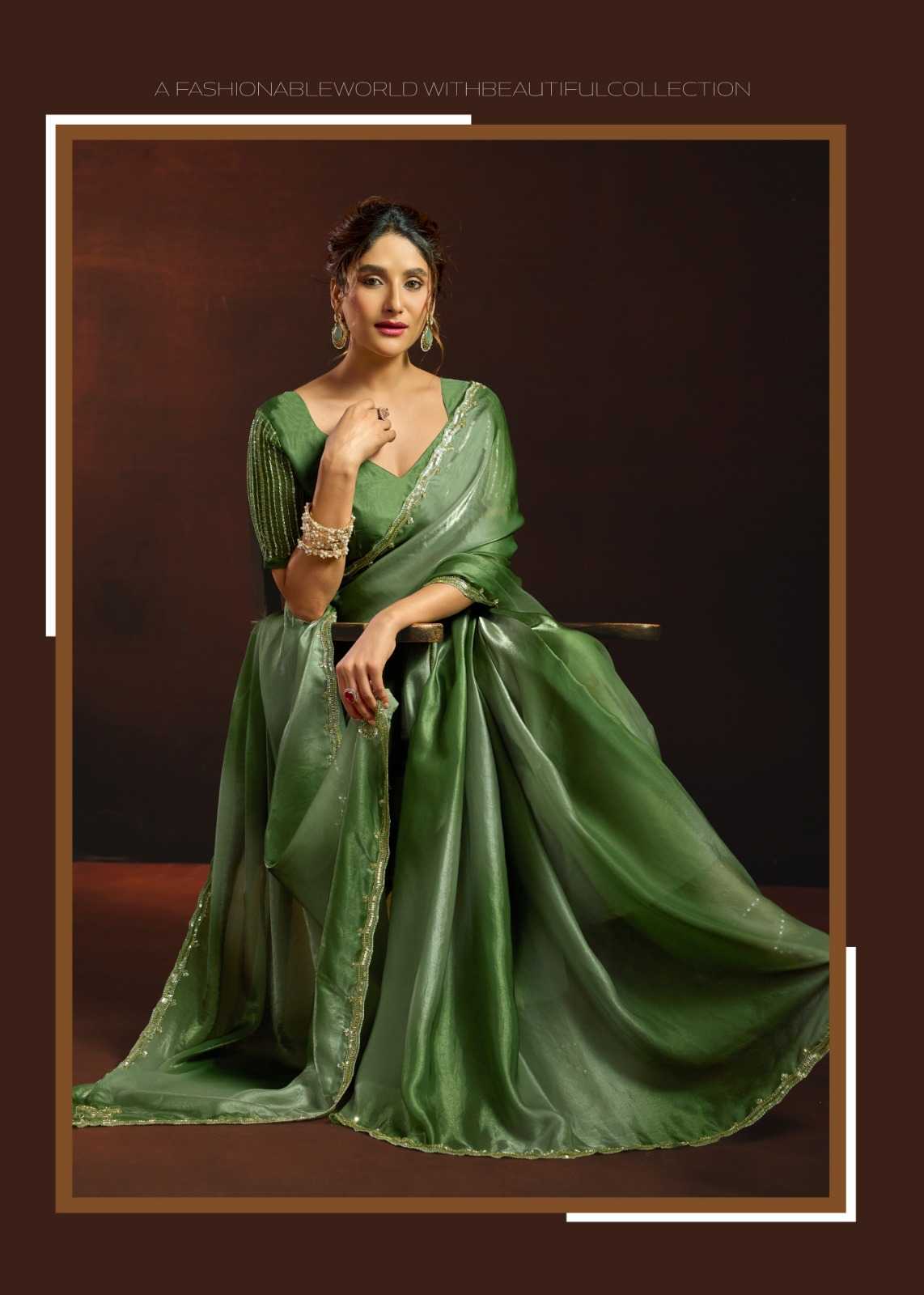 Gobuni Sudha Satin Printed Saree