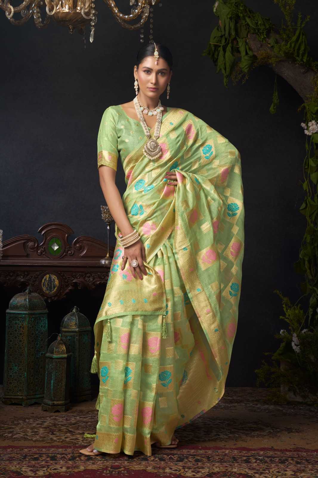 Organza Designer Saree