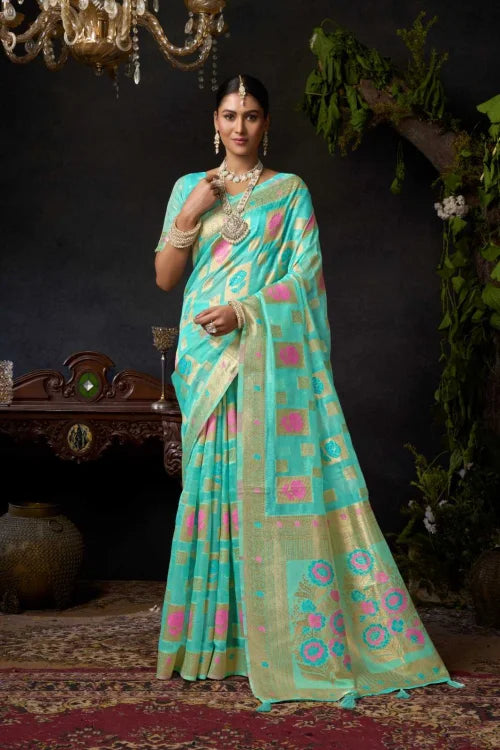 Gobuni Sundari Organza Saree