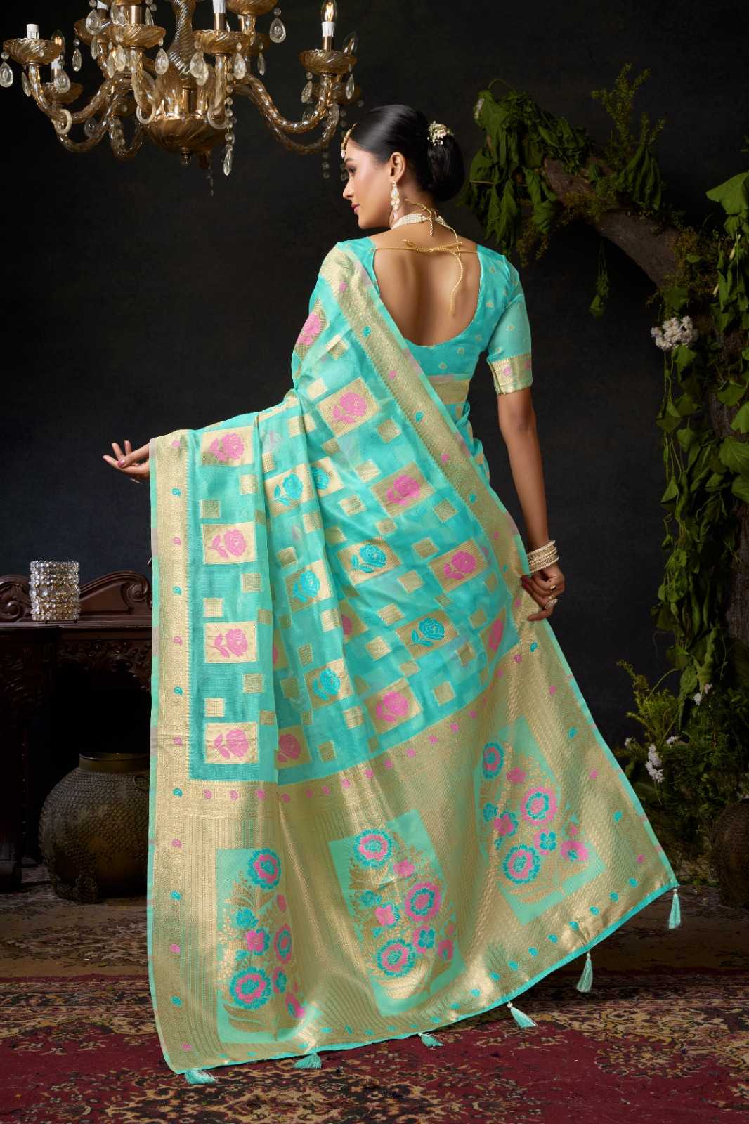 Organza Designer Saree