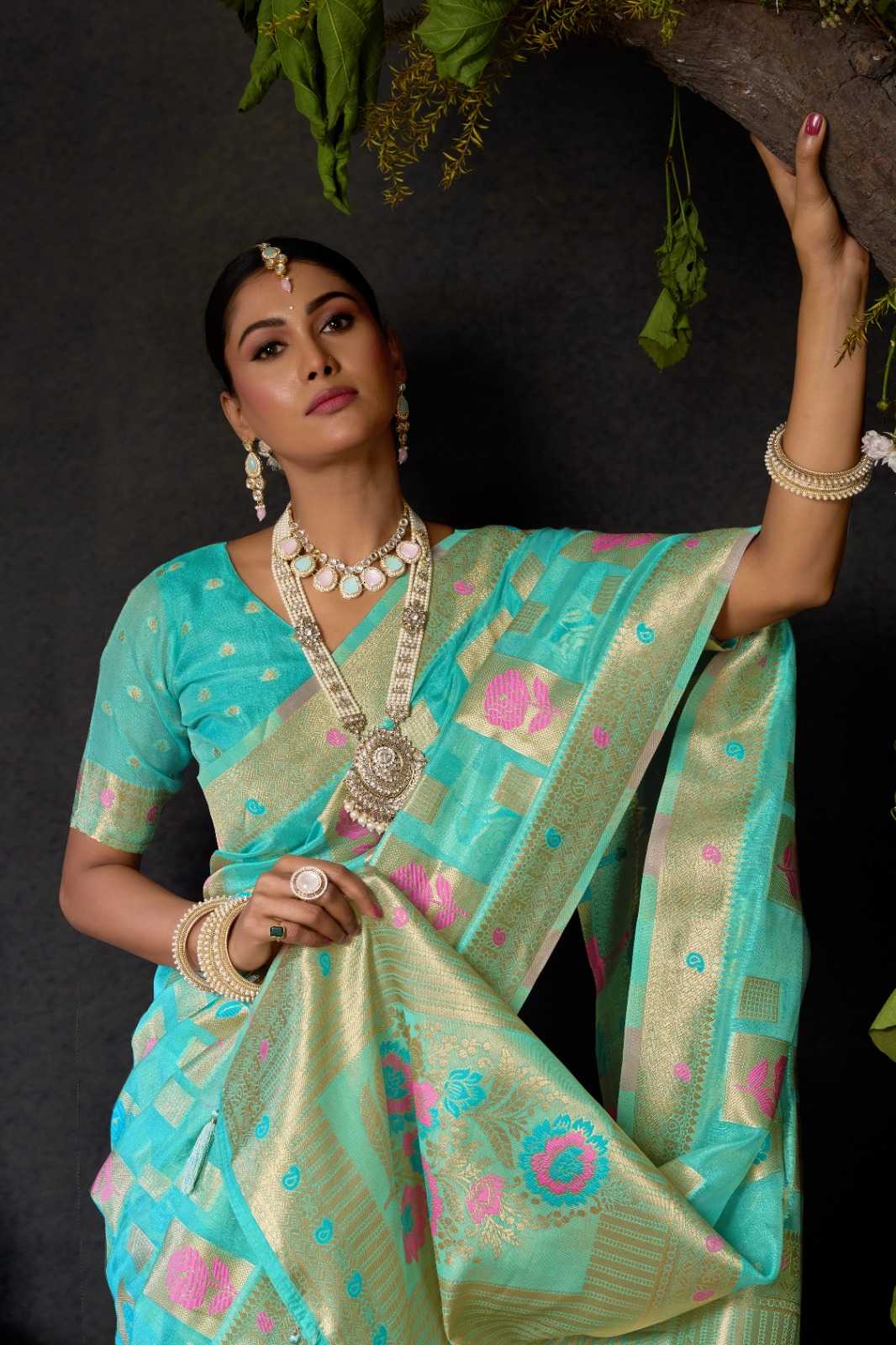 Organza Designer Saree