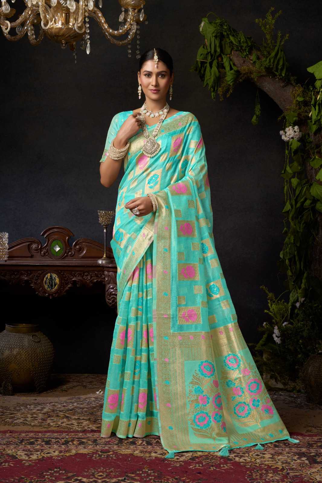 Organza Designer Saree