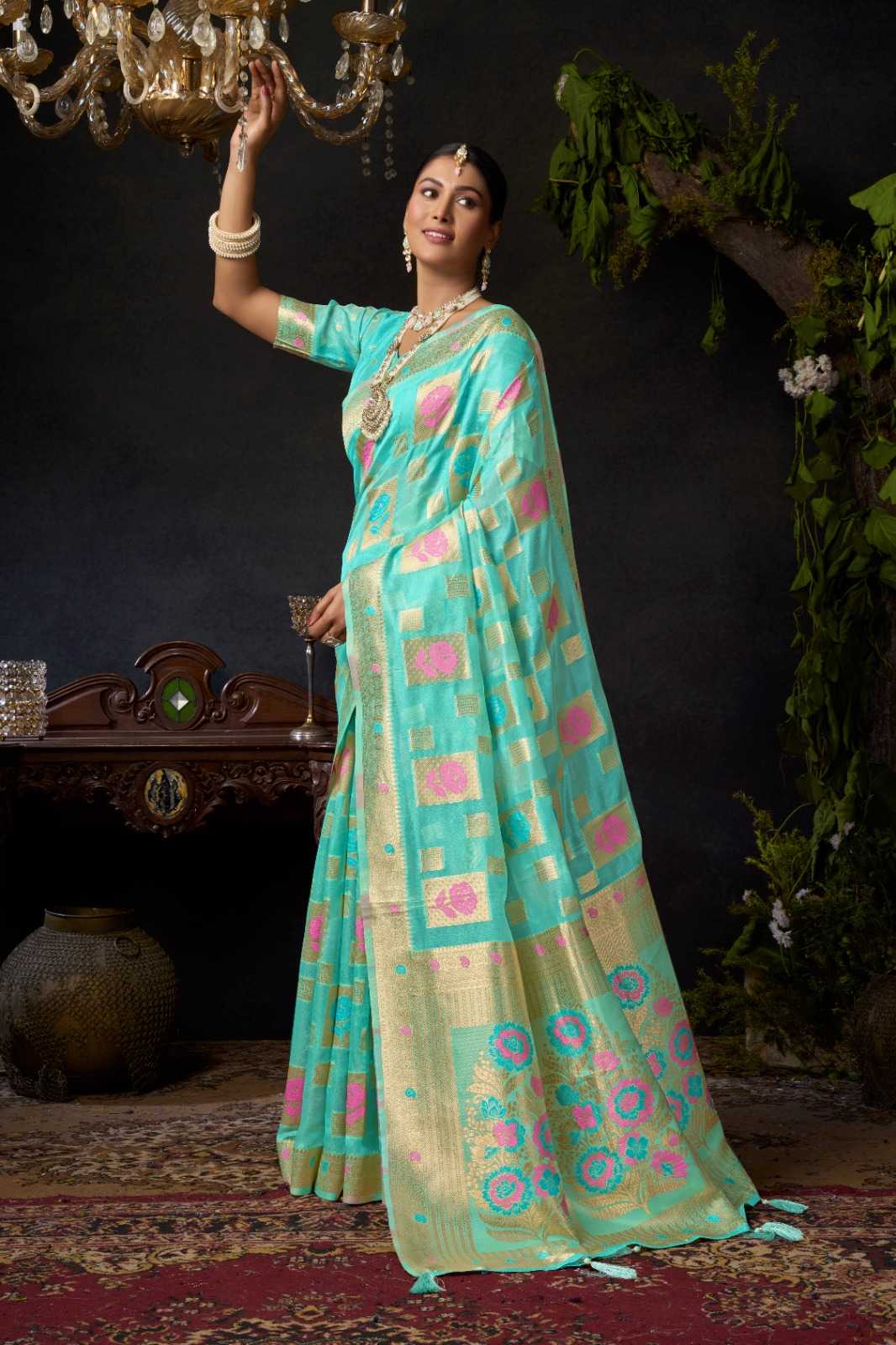 Organza Designer Saree