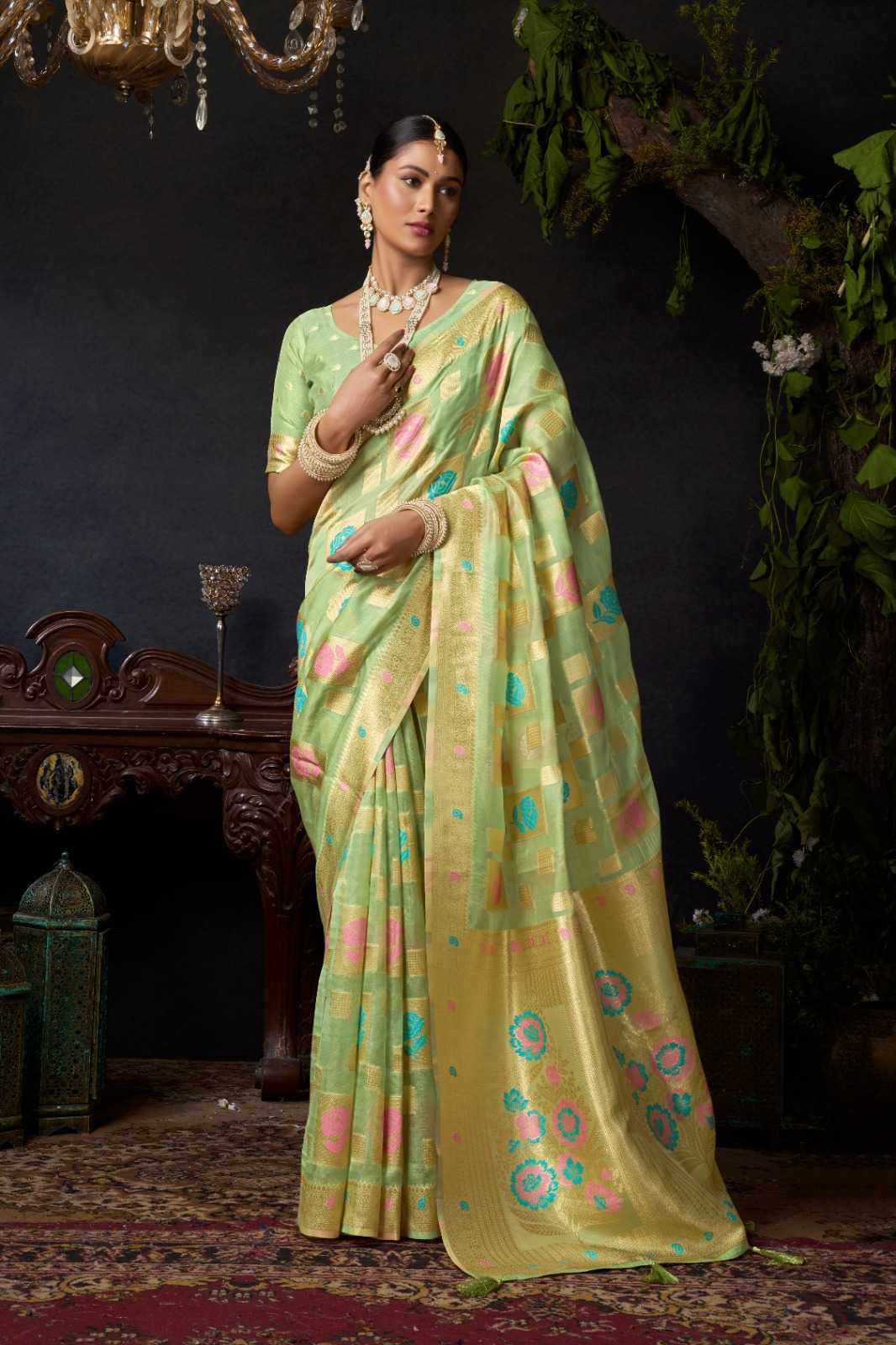 Organza Designer Saree
