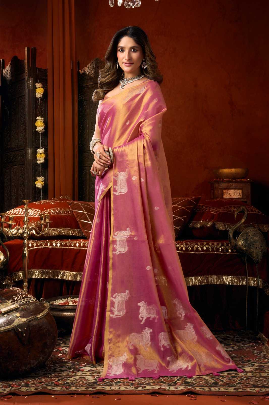 Gobuni Supriya Tissue Party Wear Saree