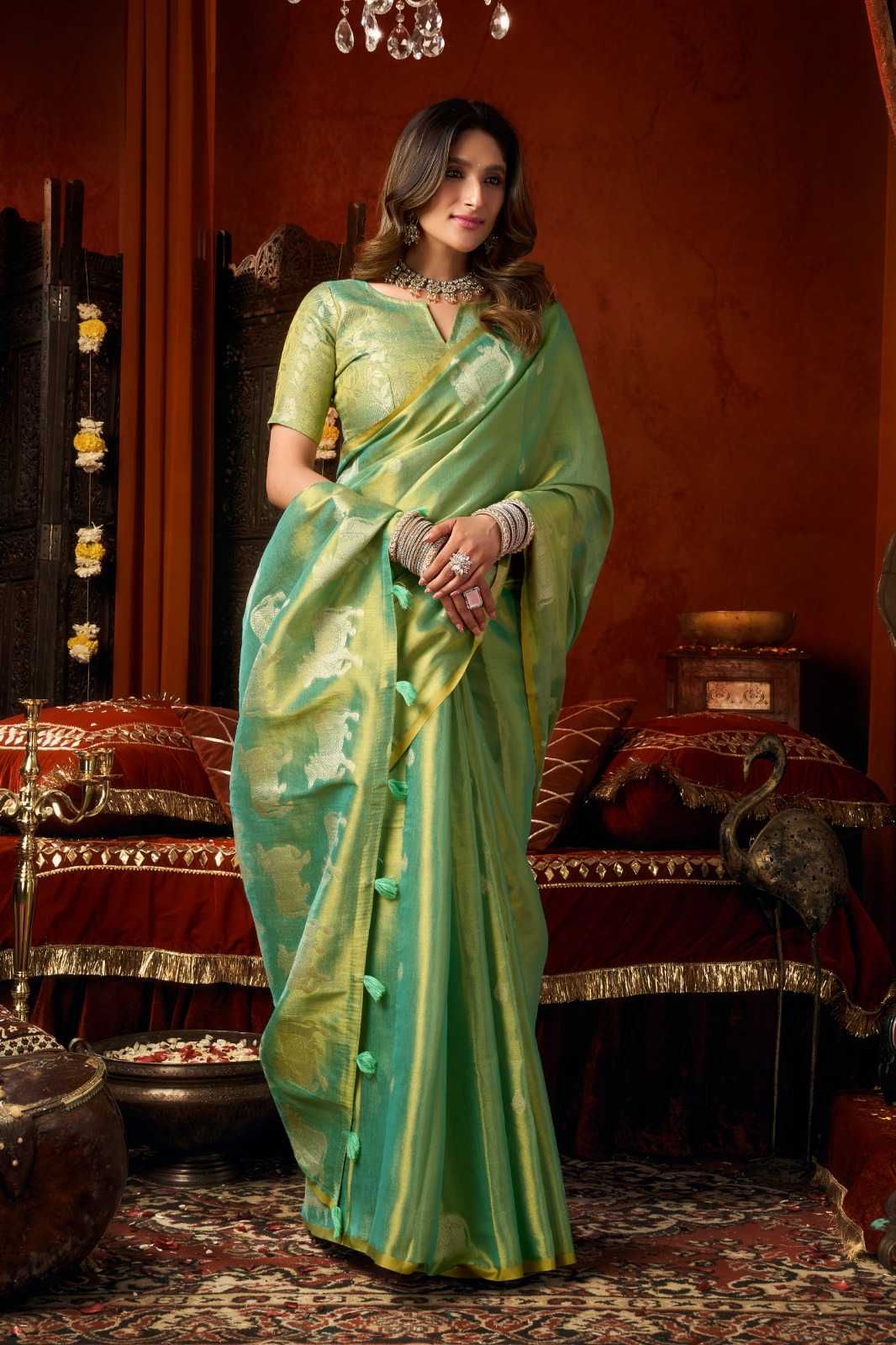 Gobuni Supriya Tissue Party Wear Saree
