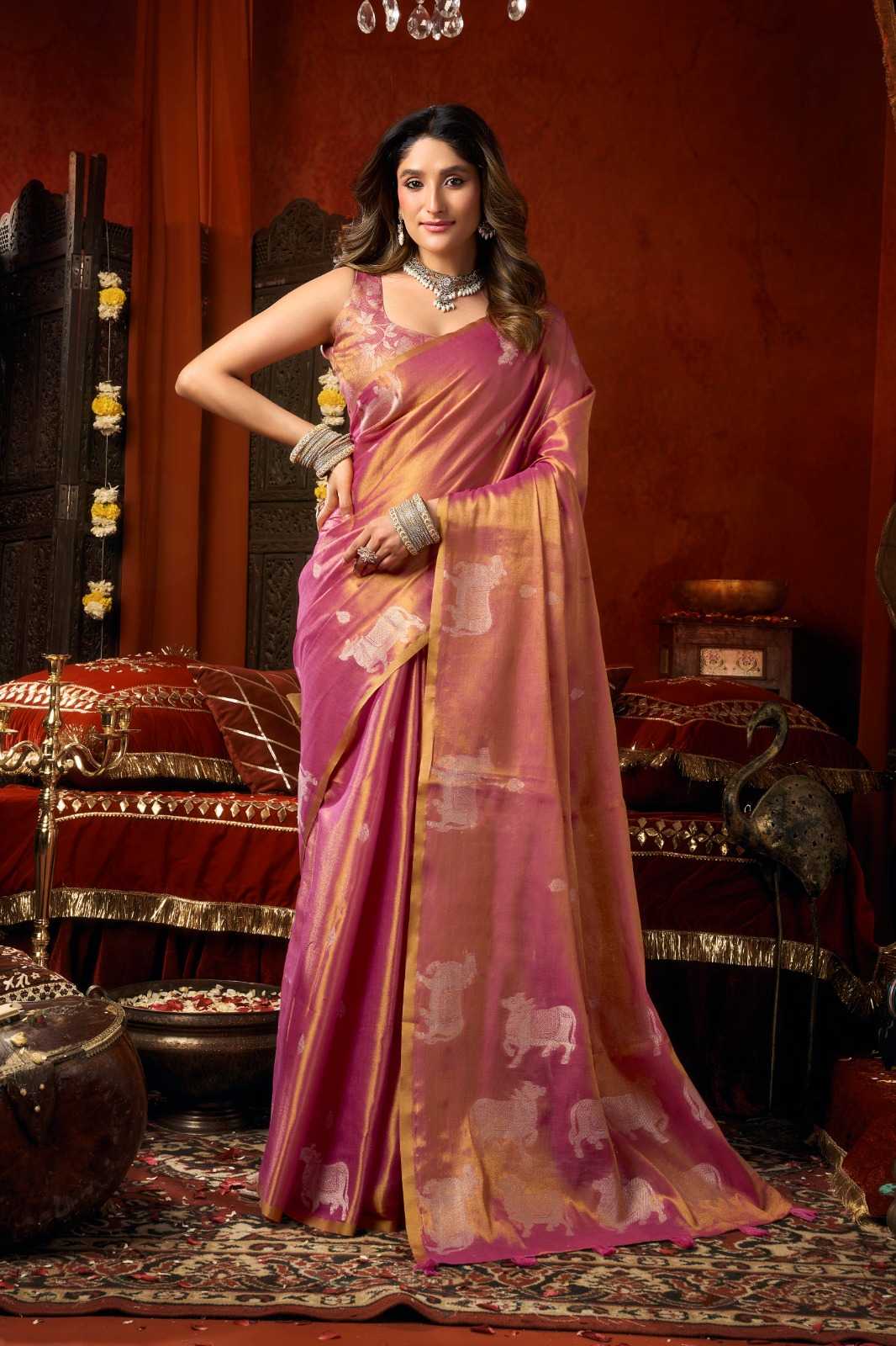 Gobuni Supriya Tissue Party Wear Saree