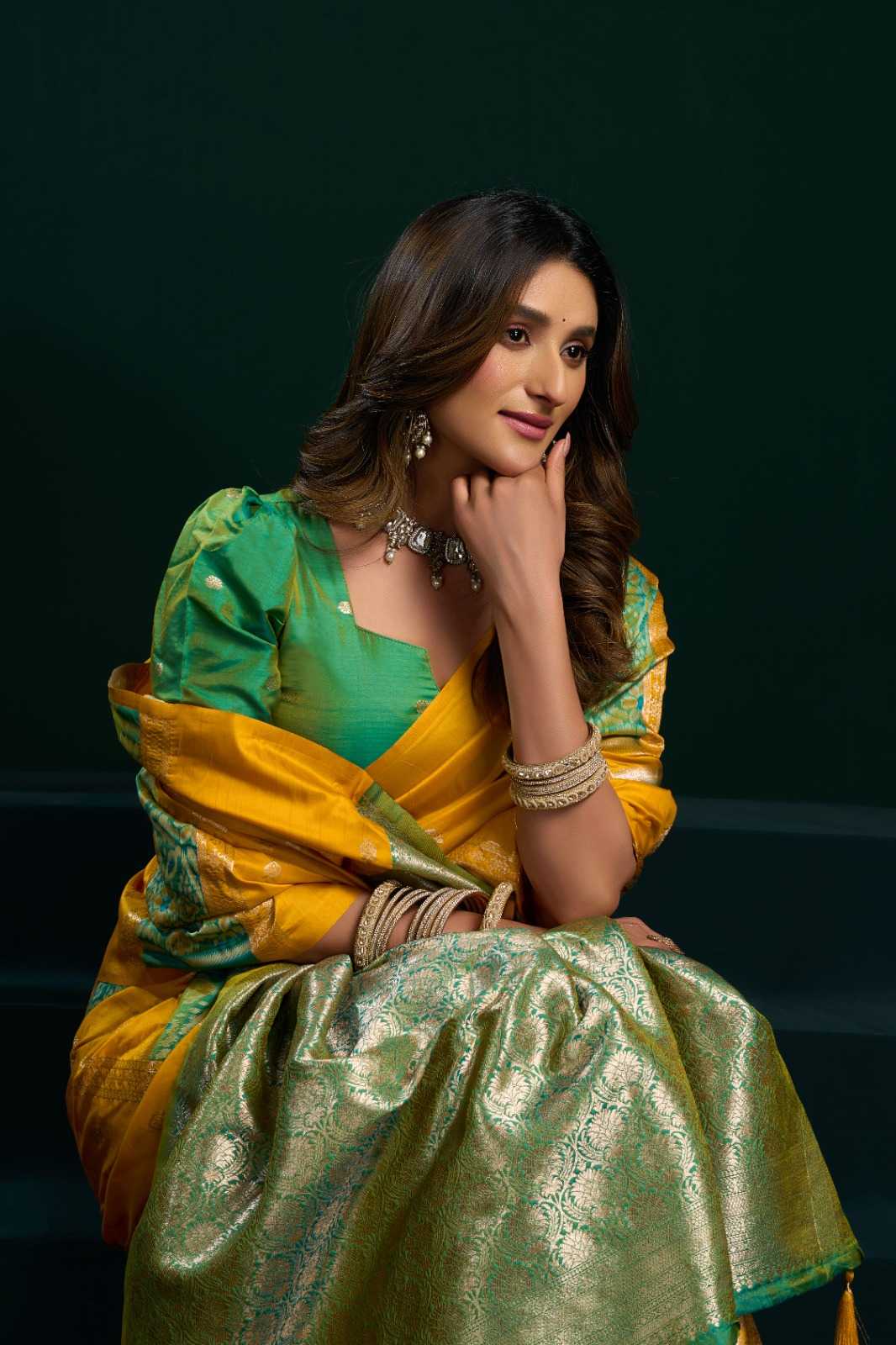 Gobuni Swara Soft Silk Saree