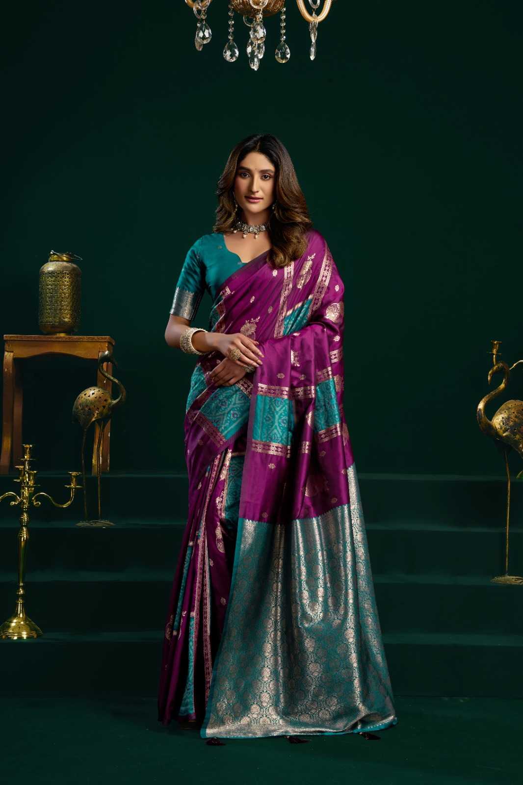 Gobuni Swara Soft Silk Saree