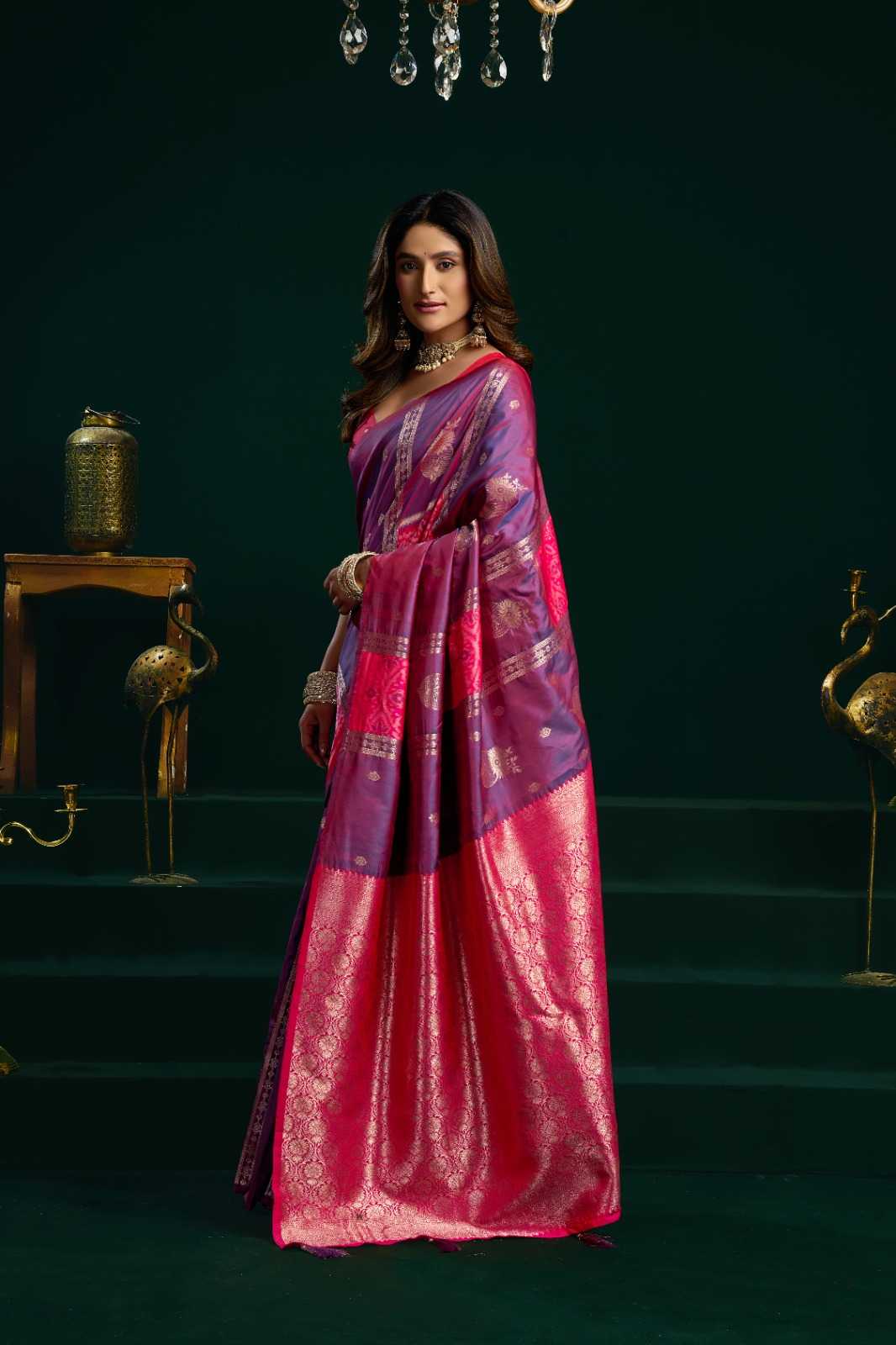 Gobuni Swara Soft Silk Saree