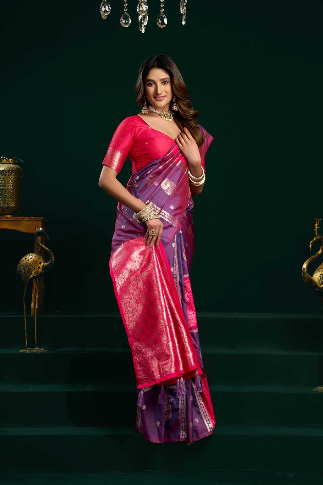 Gobuni Swara Soft Silk Saree