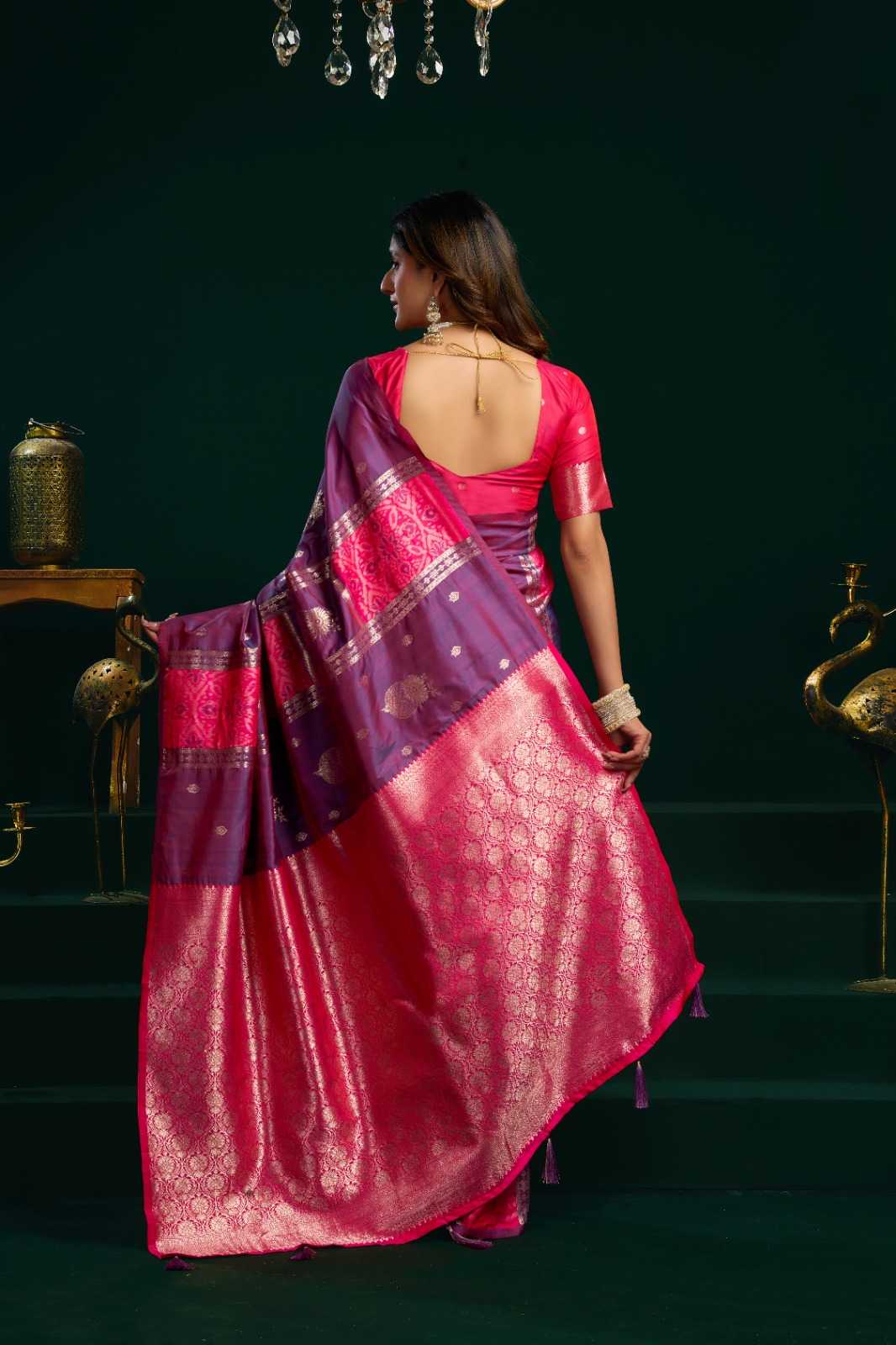 Gobuni Swara Soft Silk Saree