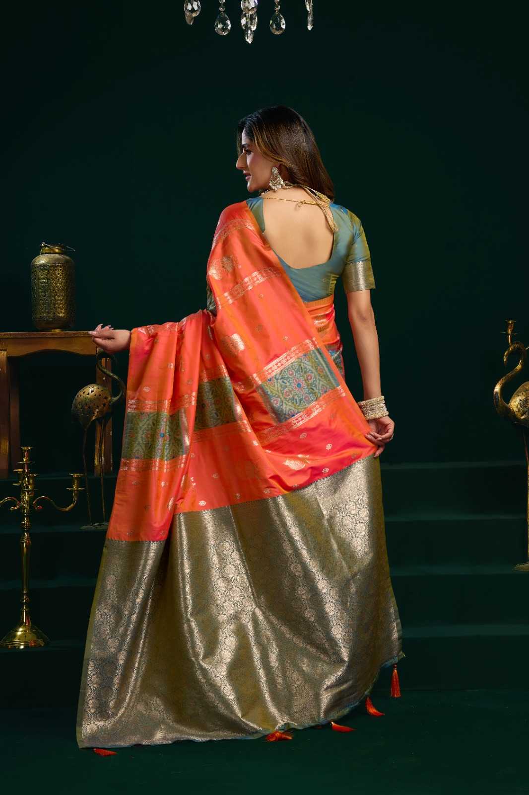 Gobuni Swara Soft Silk Saree