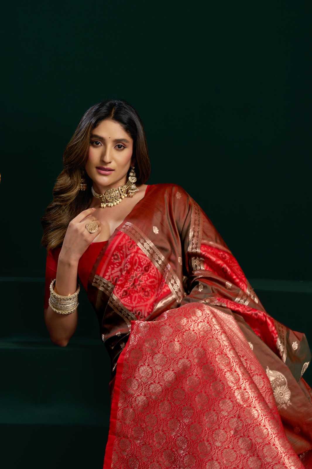 Gobuni Swara Soft Silk Saree