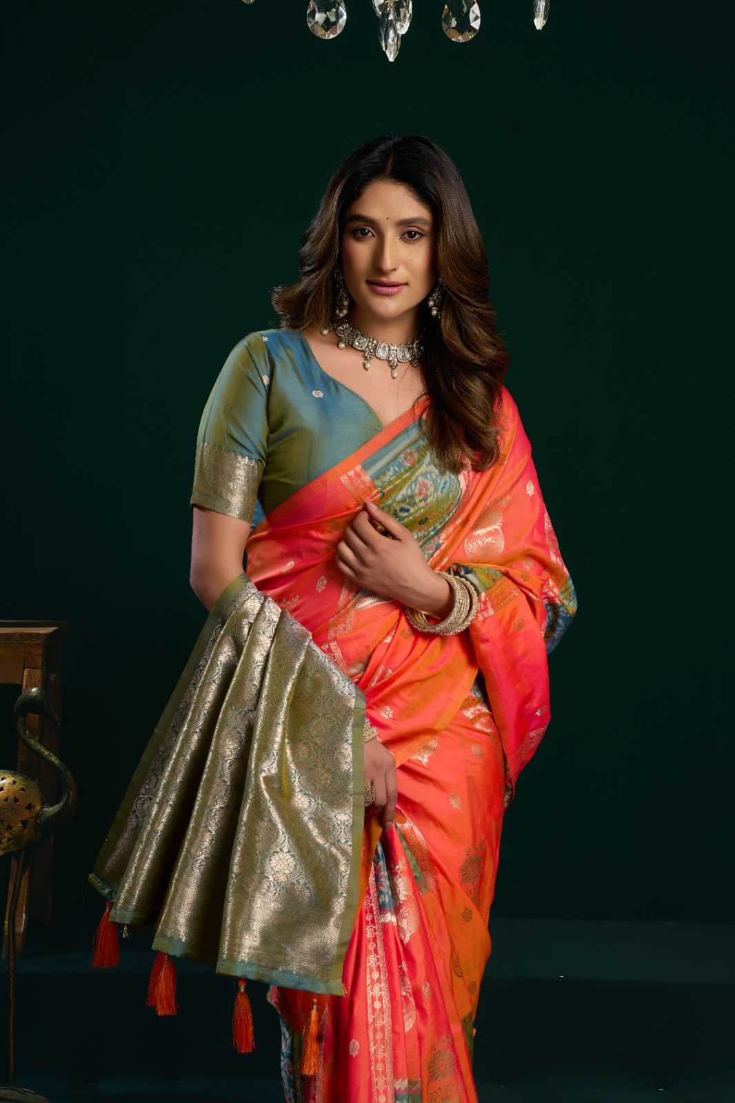 Gobuni Swara Soft Silk Saree