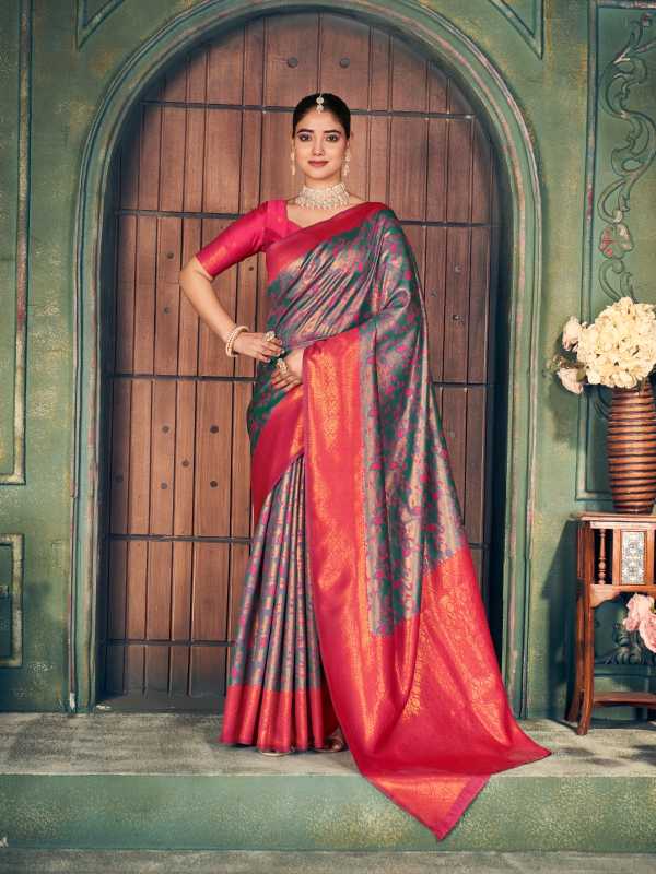 Gobuni Zari Silk Soft Saree