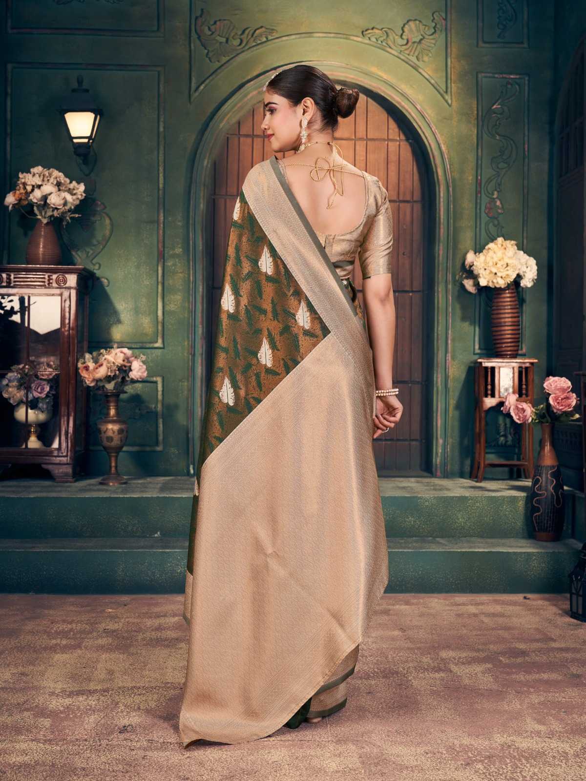 Gobuni Zari Silk Soft Saree