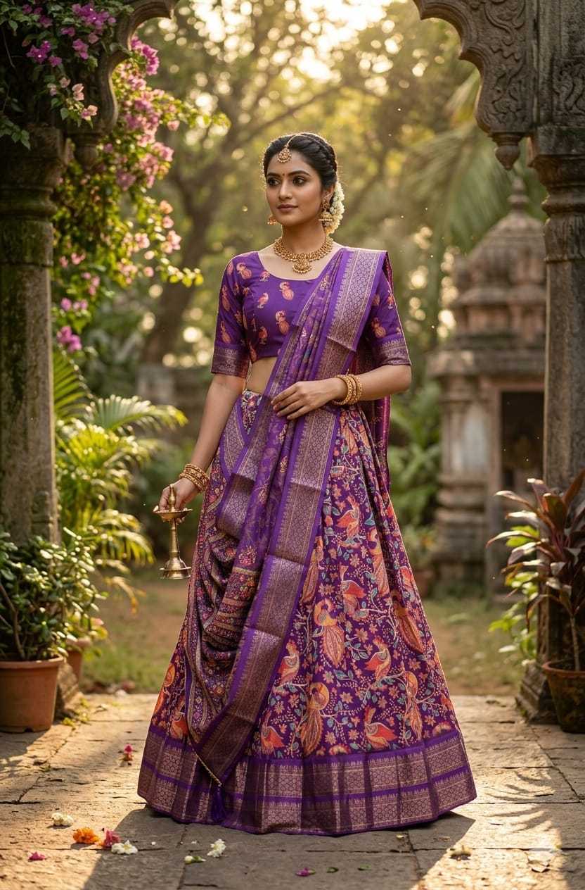 Soft Cotton Silk Traditional Lehenga
