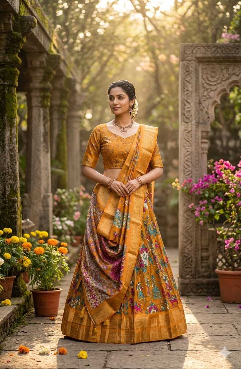 Soft Cotton Silk Traditional Lehenga