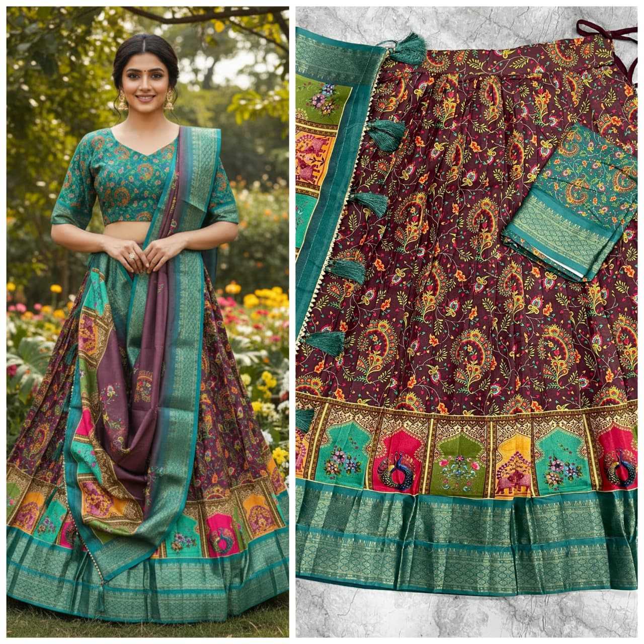 Soft Cotton Silk Traditional Lehenga