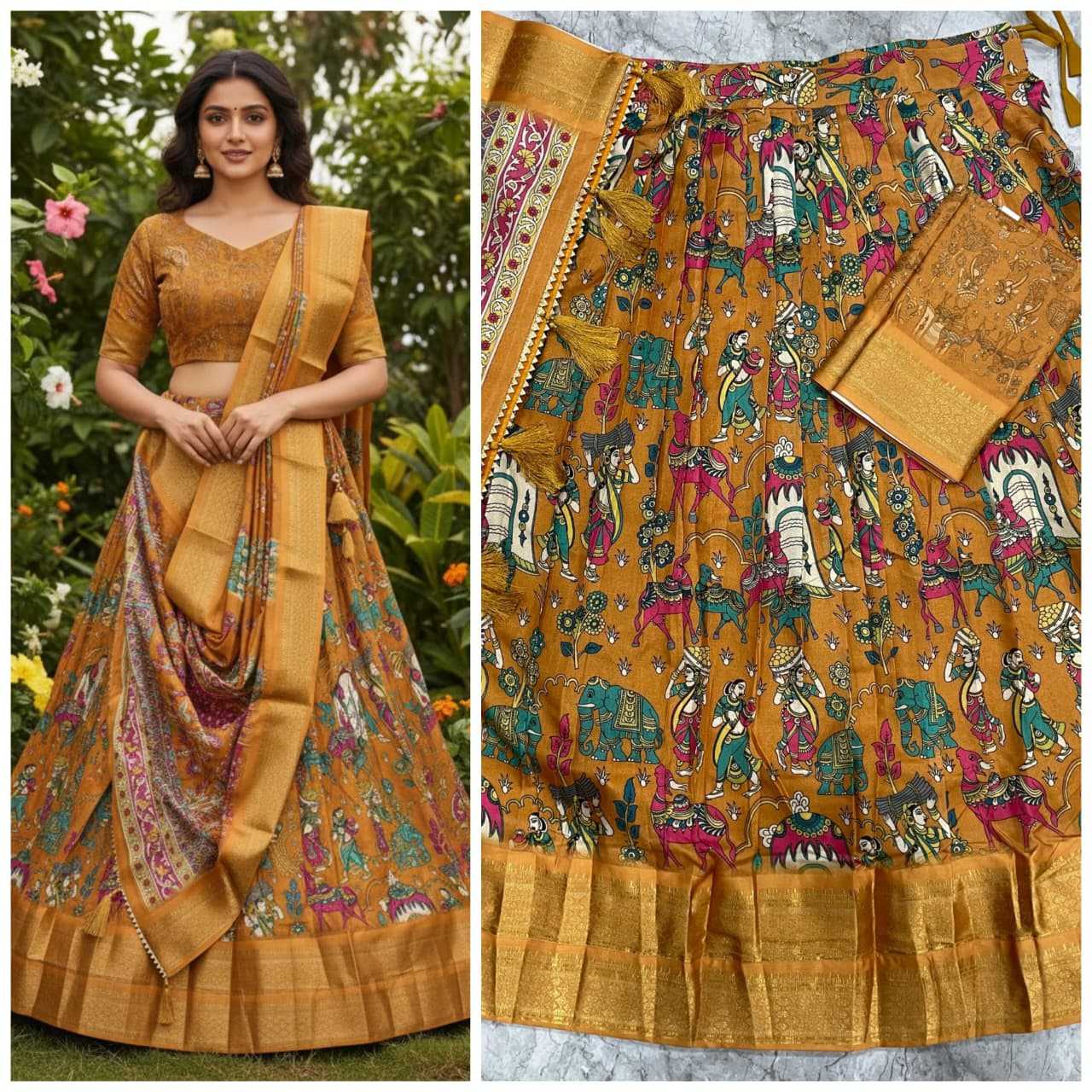 Soft Cotton Silk Traditional Lehenga