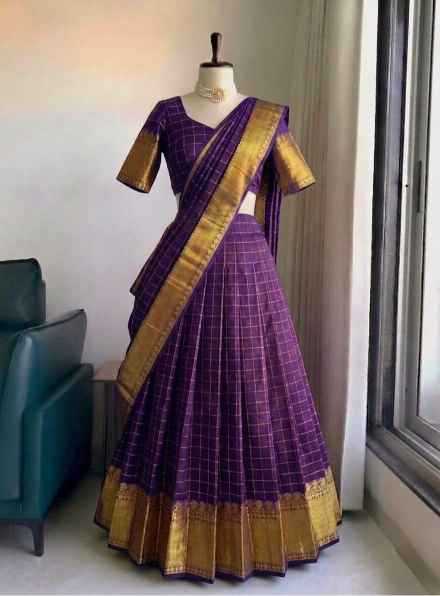 Kanjivaram Silk Designer Lehenga
