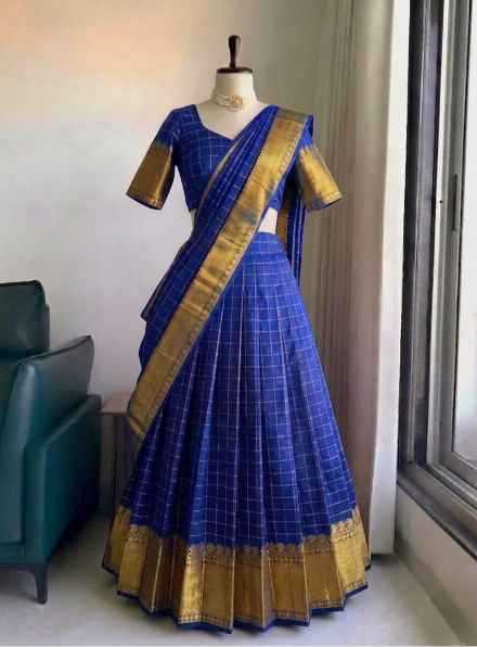 Kanjivaram Silk Designer Lehenga