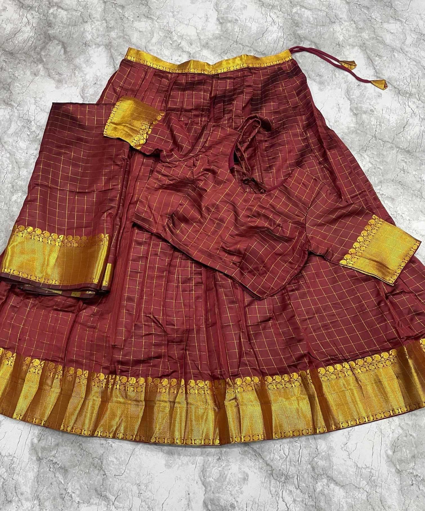 Kanjivaram Silk Designer Lehenga