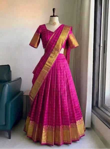 Kanjivaram Silk Designer Lehenga