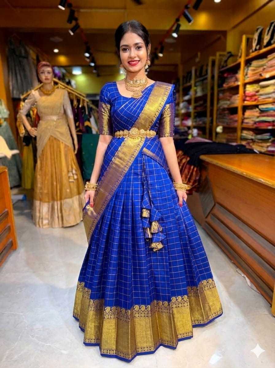 Kanjivaram Silk Designer Lehenga