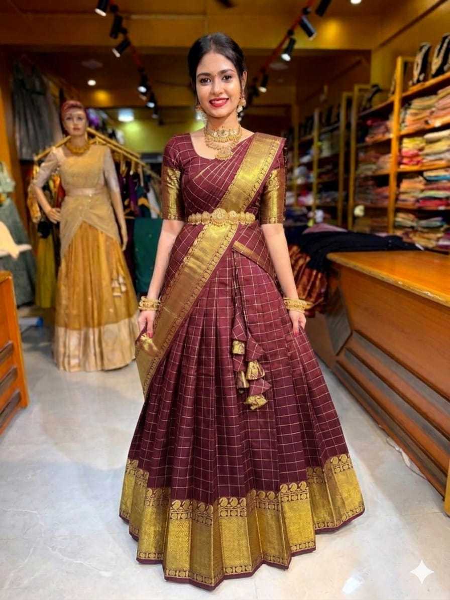 Kanjivaram Silk Designer Lehenga