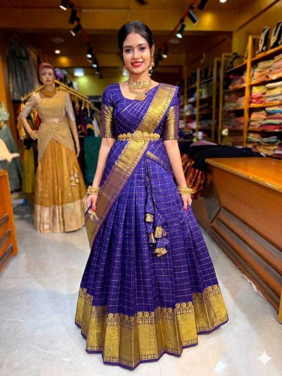 Kanjivaram Silk Designer Lehenga