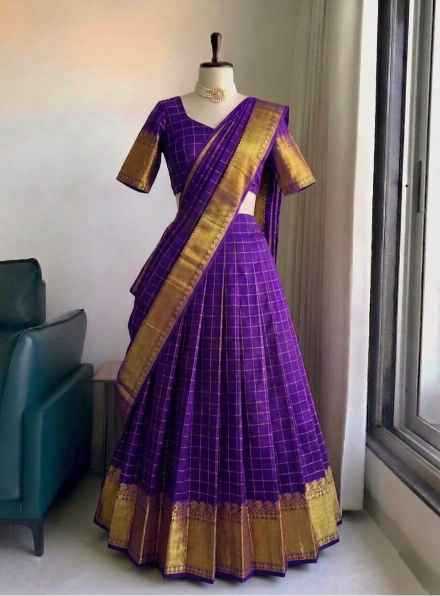 Kanjivaram Silk Designer Lehenga