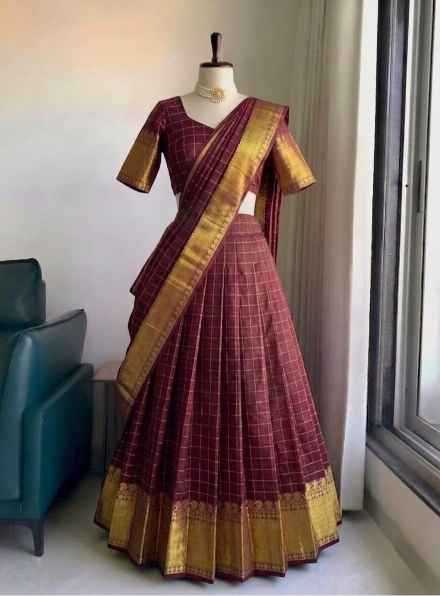 Kanjivaram Silk Designer Lehenga