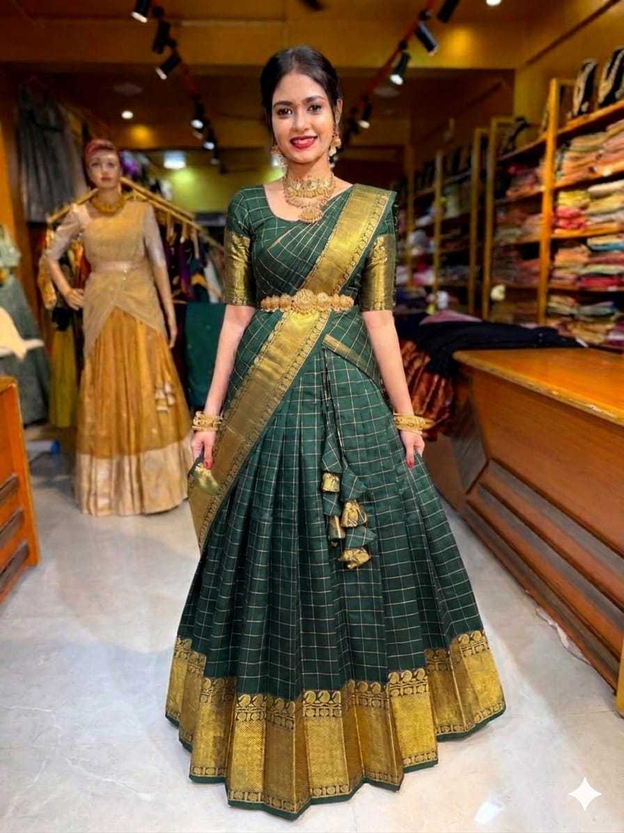 Kanjivaram Silk Designer Lehenga