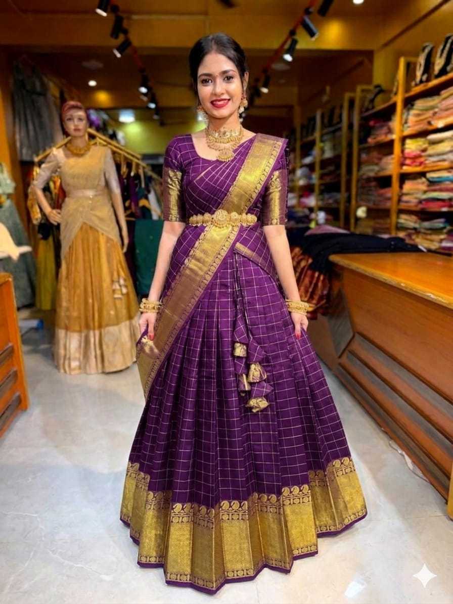 Kanjivaram Silk Designer Lehenga