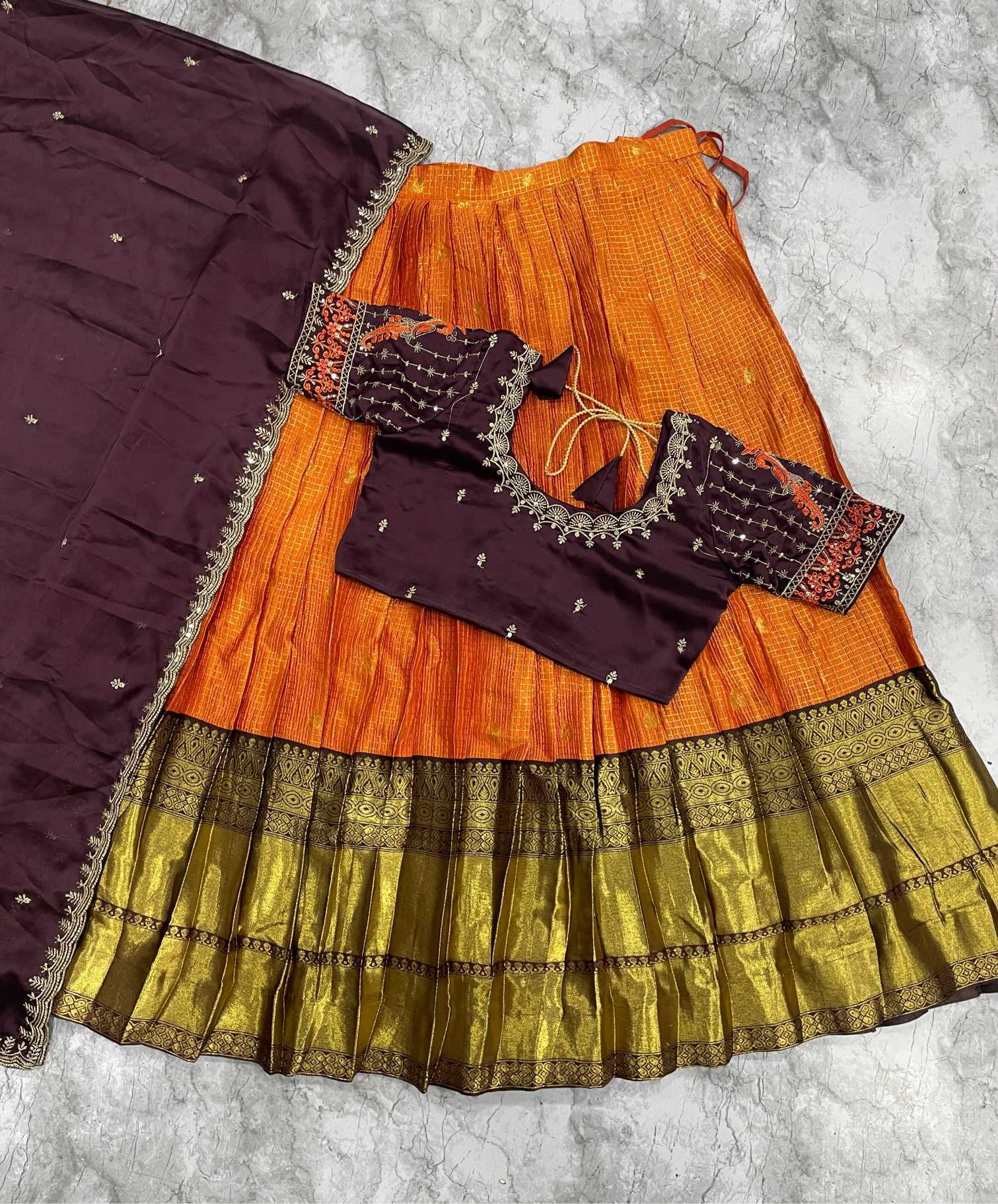 Kanjivaram Silk Designer Lehenga