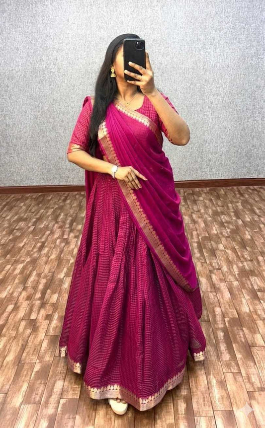 Silk Designer Lehenga