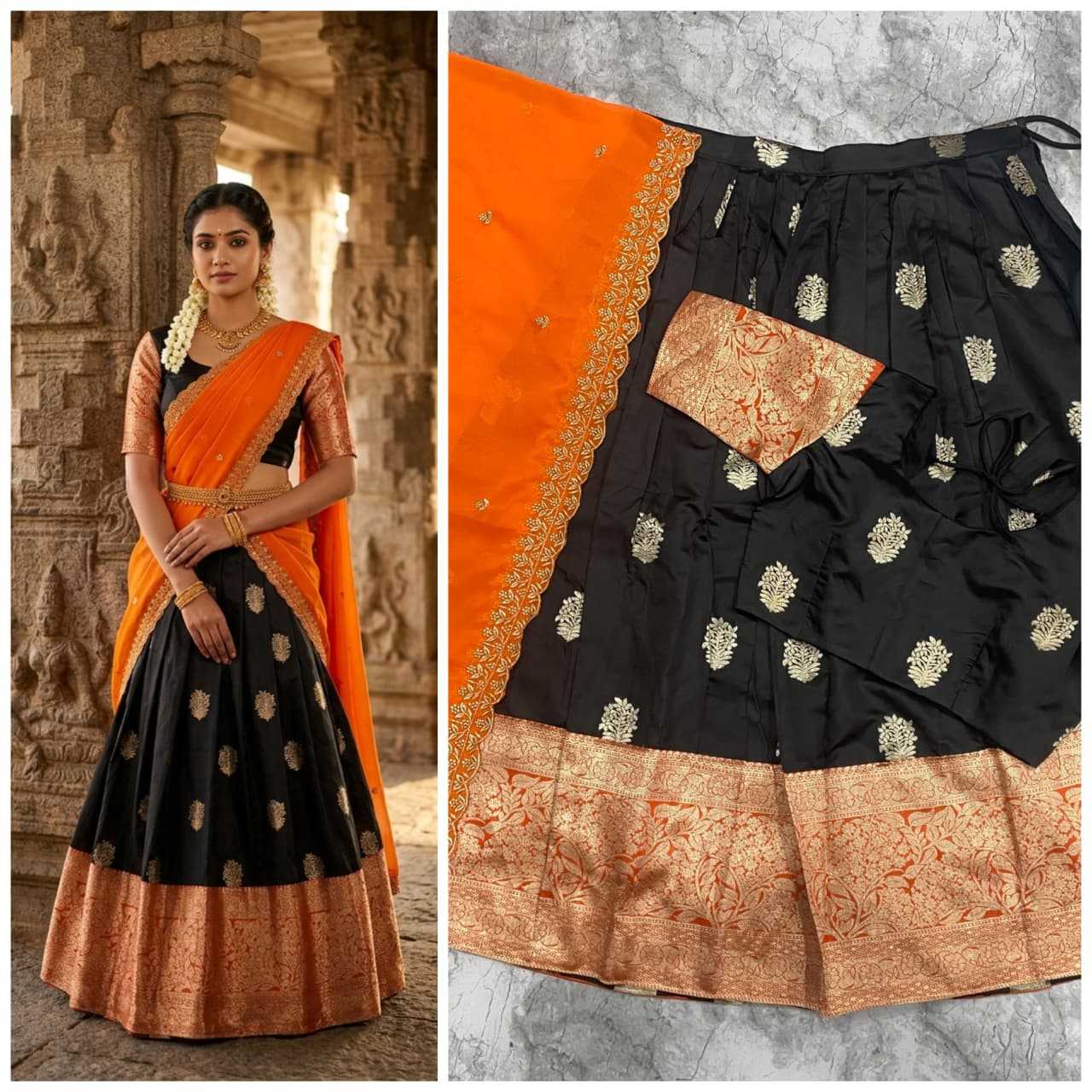 Kanjivaram Silk Traditional Lehenga