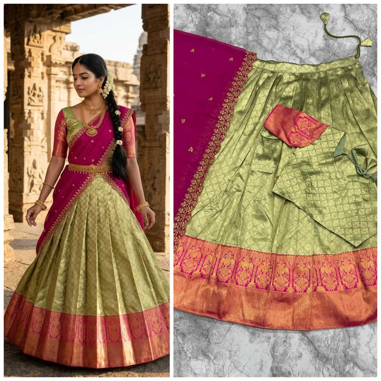 Kanjivaram Silk Traditional Lehenga