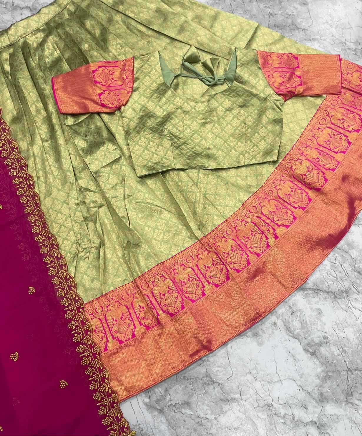 Kanjivaram Silk Traditional Lehenga